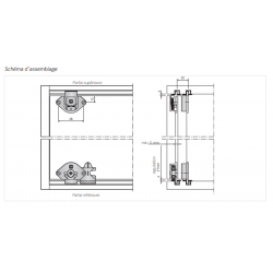 Kit Ferrure Indaux Junior 4 Marron - Ref. 722500015